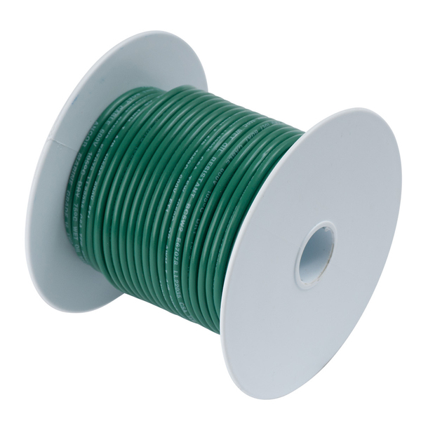 Ancor Green 8 AWG Tinned Copper Wire - 25' 111302